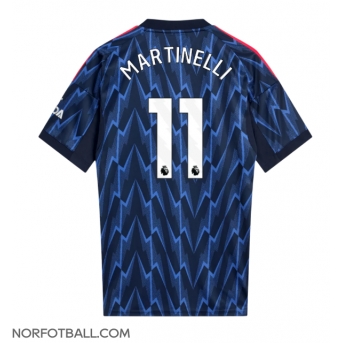 Billige Fotballdrakt Arsenal Gabriel Martinelli #11 Replika Bortedrakt 2025-26 Kortermet